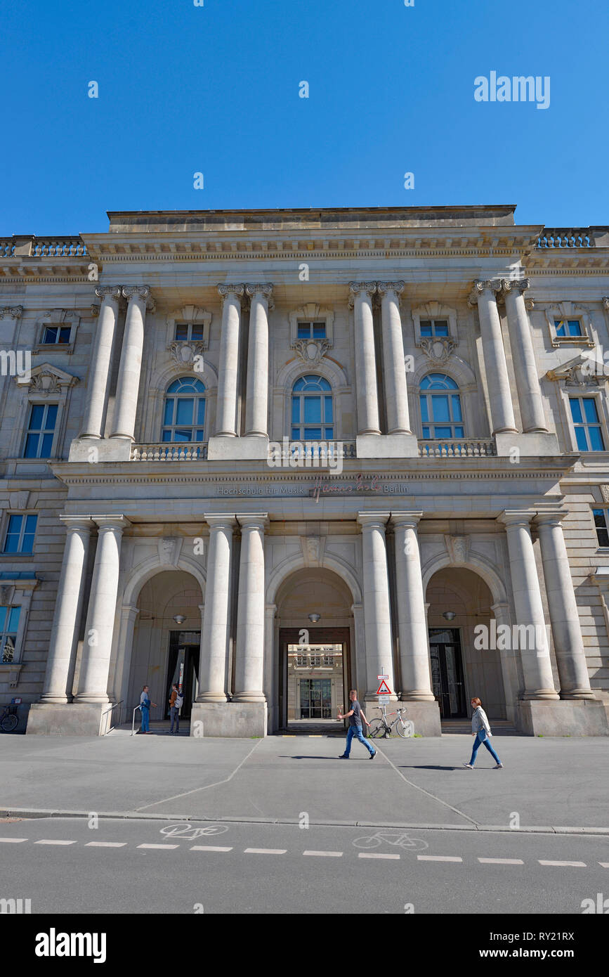 Hochschule fuer Musik, Hanns Eisler, Schlossplatz, Mitte, Berlin, Deutschland Stock Photo