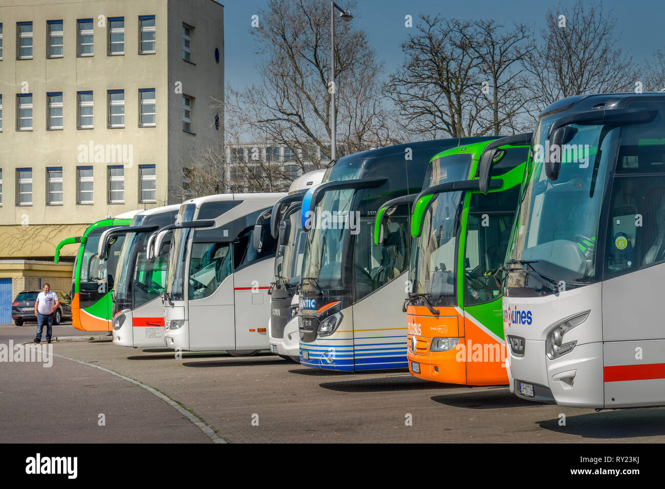 Parking germany bus hi-res stock photography and images - Alamy