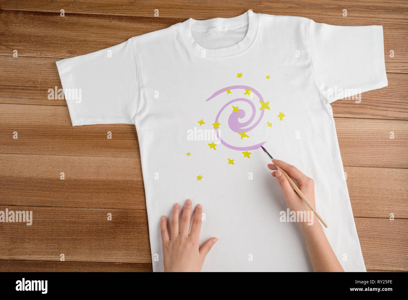 Decorate A Blank White T Shirt Stock Photo 240378754 Alamy
