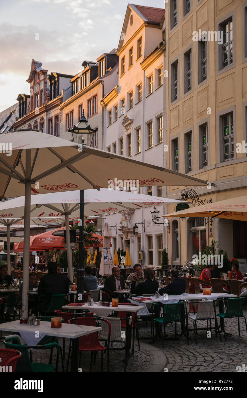 Barfussgässchen, Leipzig, Leipzig, Sachsen, Deutschland Stock Photo