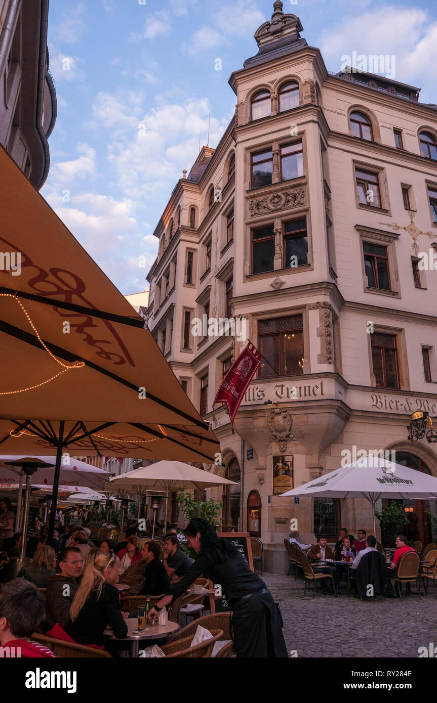 Barfussgässchen, Leipzig, Leipzig, Sachsen, Deutschland Stock Photo