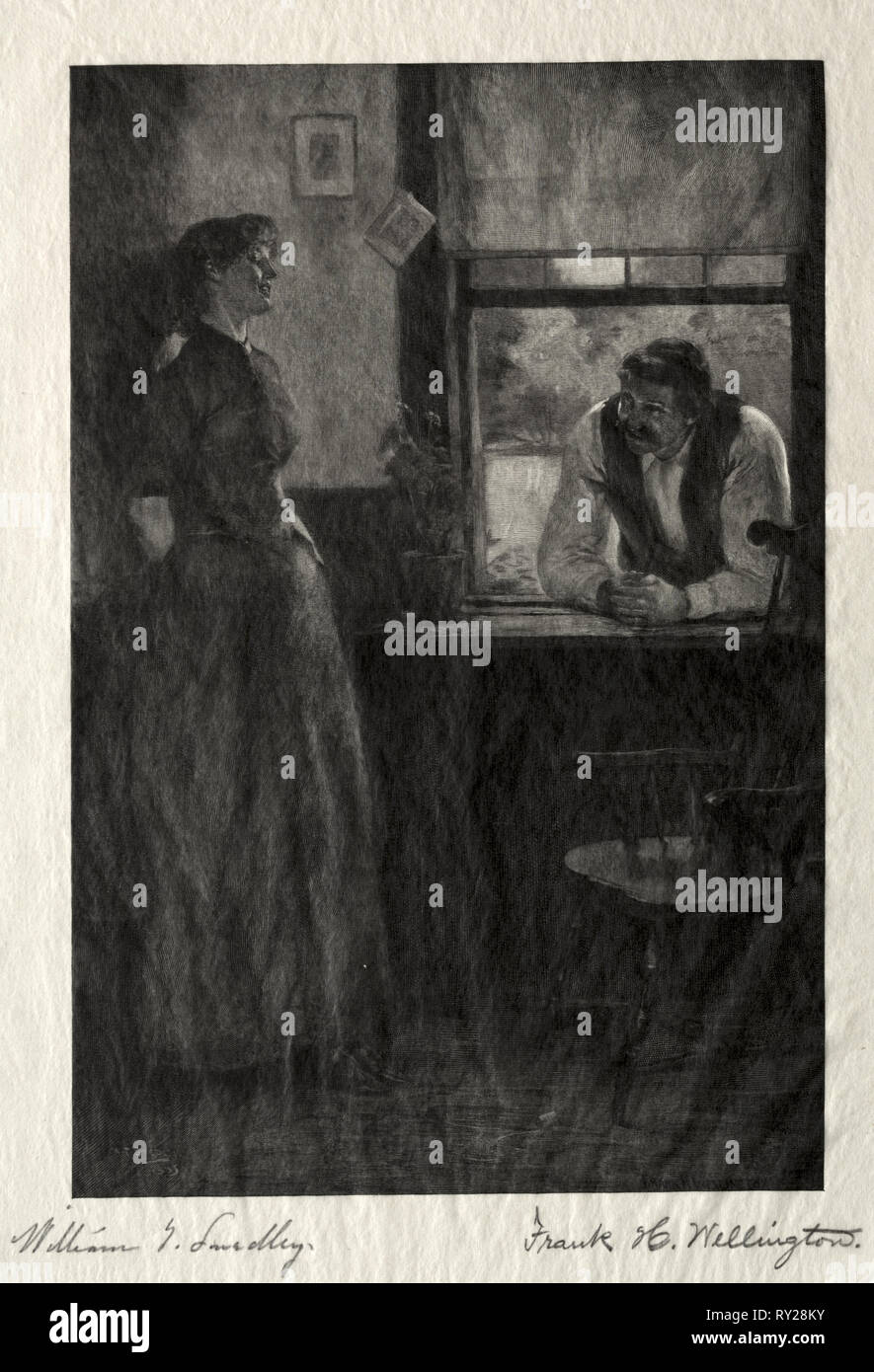 One Day in June, 1887. Frank H. Wellington (American, 18581911). Wood