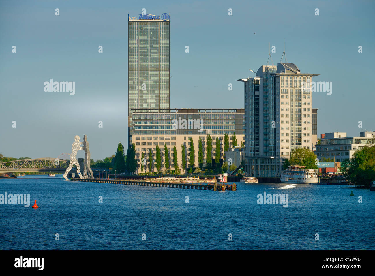 Allianz-Tower, Treptow, Berlin, Deutschland Stock Photo - Alamy