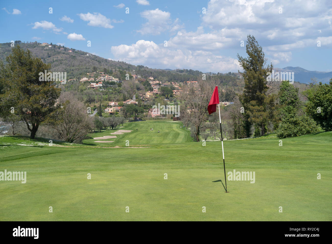 Garlenda golf course, Province of Savona, Liguria region, Italy Stock Photo  - Alamy
