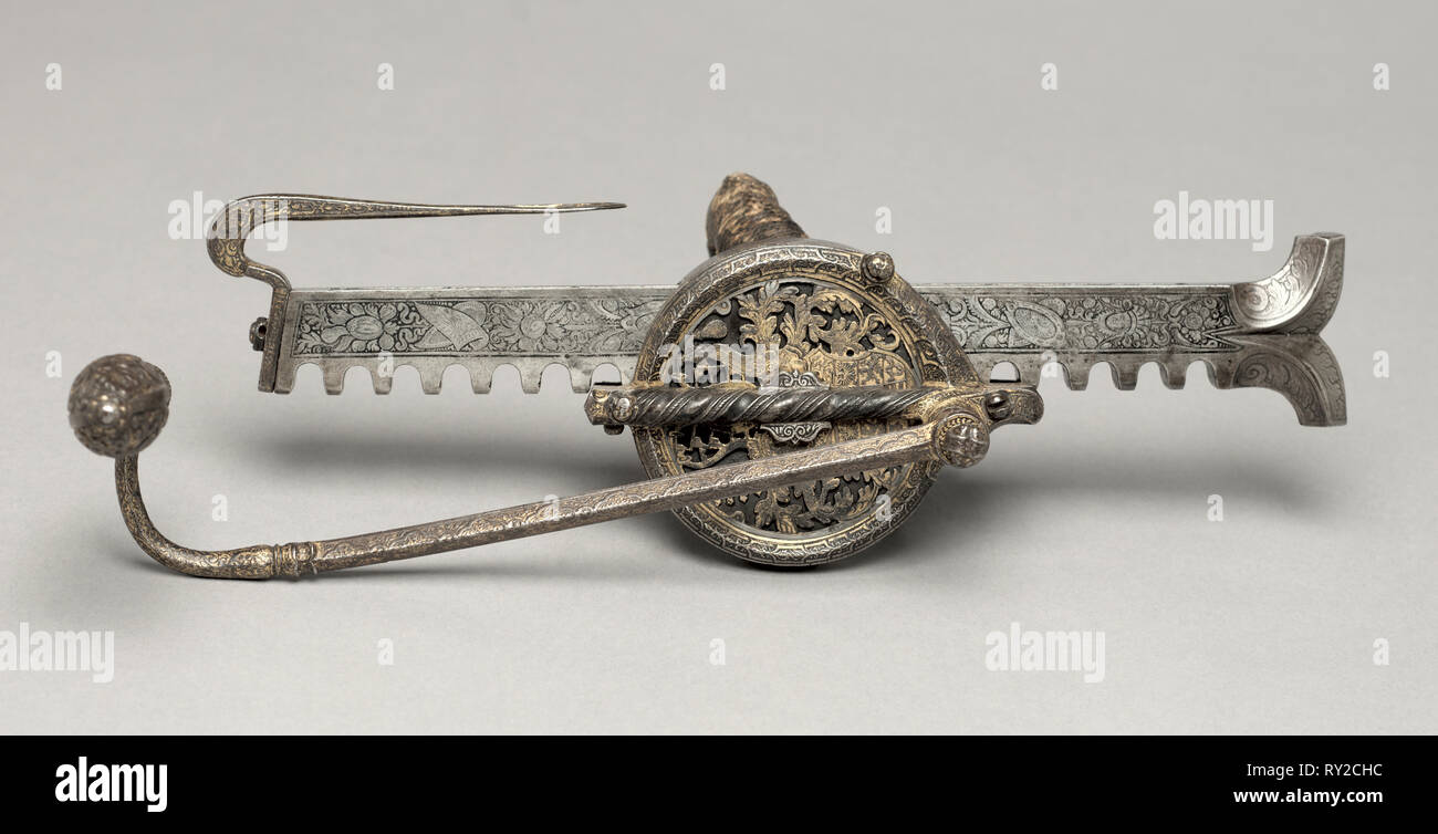 Cranequin with Arms of Elector Augustus I of Saxony, c. 15531573