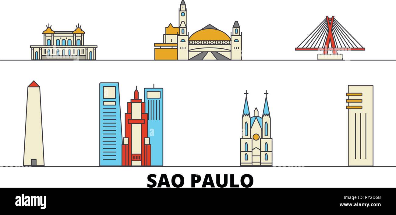 Sao Paulo, Brazil. Cidade Monções district Stock Photo - Alamy