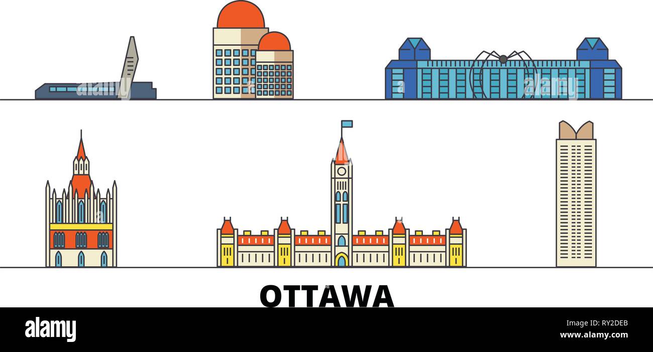 Ottawa sights Stock Vector Images - Alamy