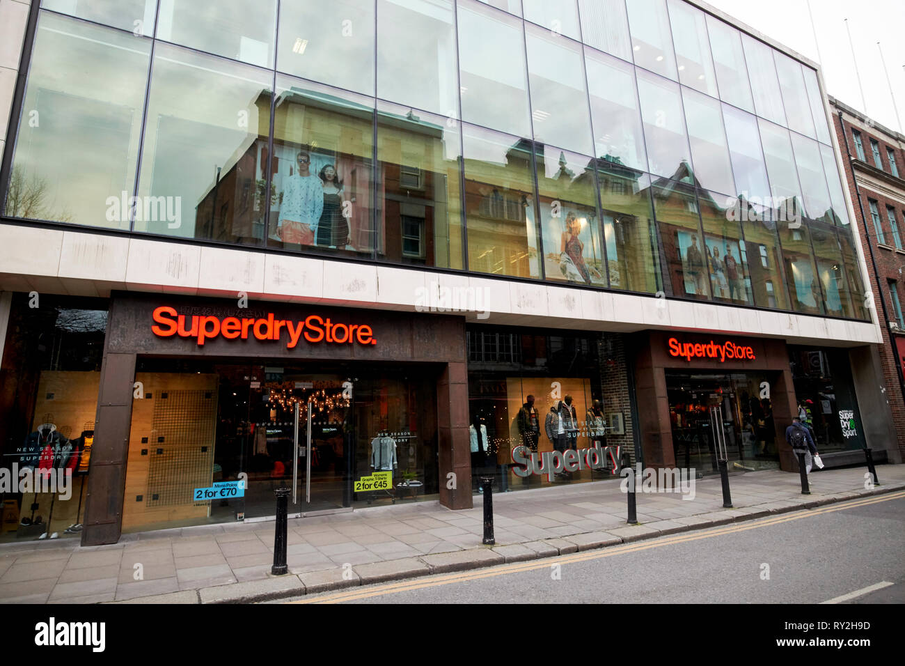 The superdry store in suffolk street Dublin Republic of Ireland Europe  Stock Photo - Alamy