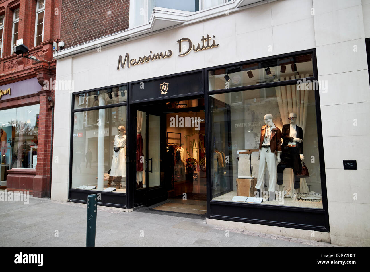 Massimo Dutti store on grafton street Dublin Republic of Ireland Europe  Stock Photo - Alamy