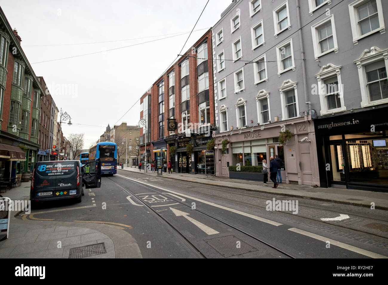 dawson street Dublin Republic of Ireland Europe Stock Photo