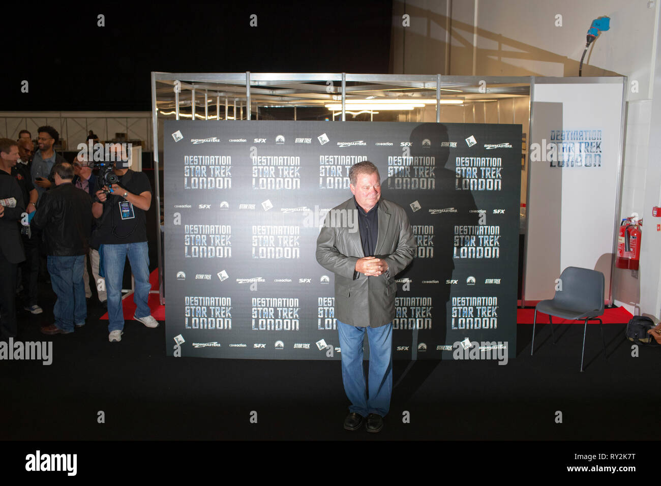 William Shatner.  The Destination Star Trek event took place at London's ExCel centre from 19th - 21st October 2012. It was the first official Star Tr Stock Photo