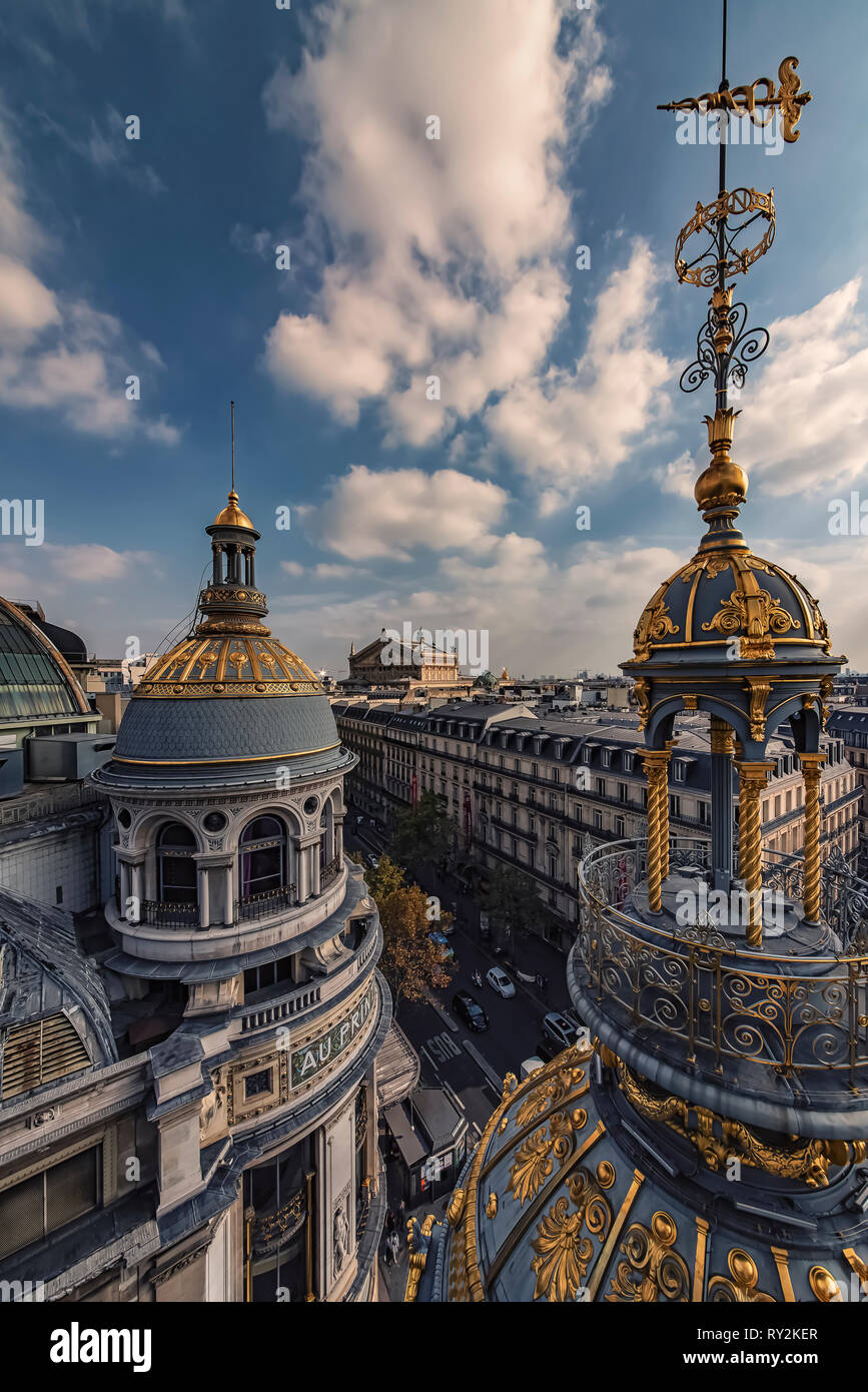 Paris roof haussmann hires stock photography and images Alamy