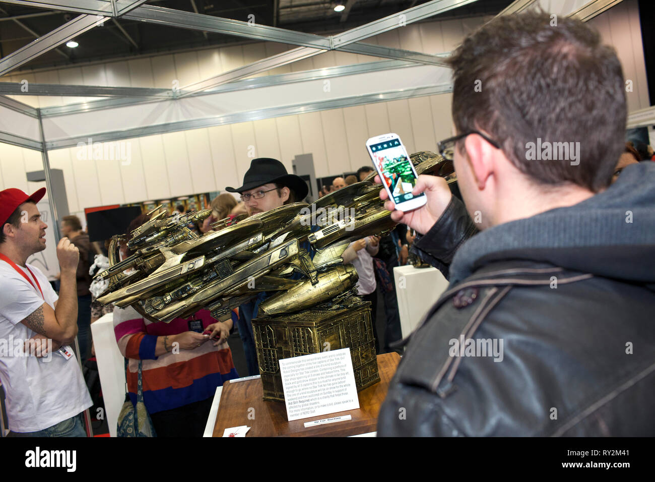 The Destination Star Trek event took place at London's ExCel centre from 19th - 21st October 2012. Stock Photo
