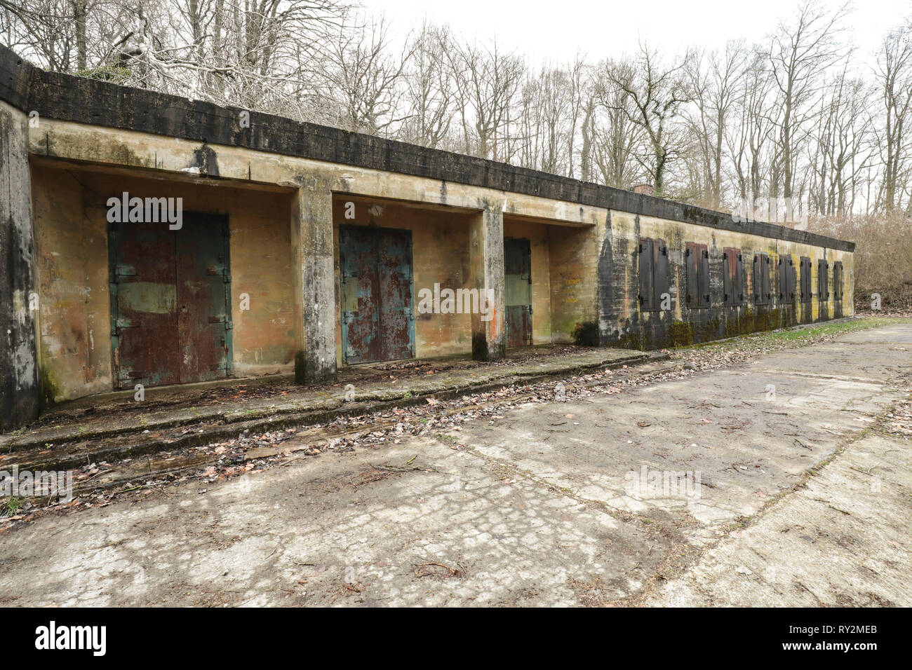 W2 FUHRER HEADQUARTERS IN LAFFAUX FRANCE Stock Photo Alamy