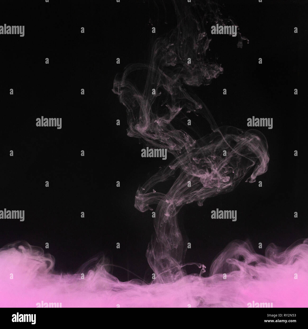 Color smoke underwater Stock Photo Alamy