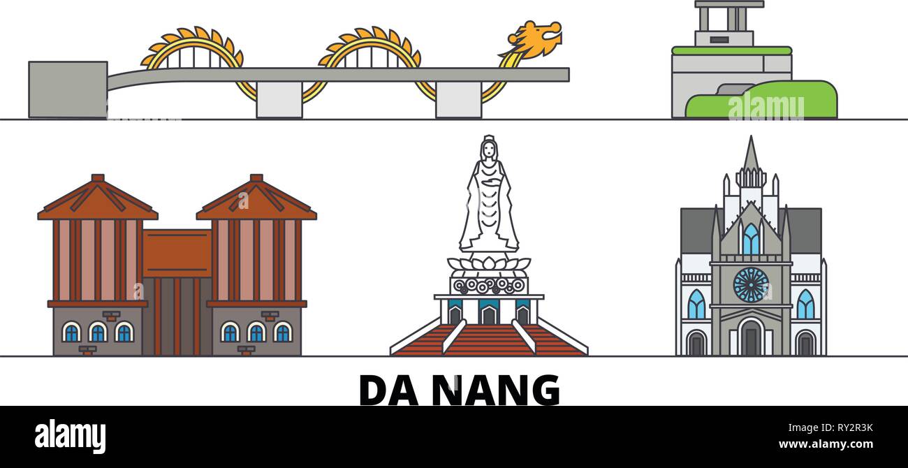Vietnam Da Nang Flat Landmarks Vector Illustration Vietnam Da Nang Line City With Famous Travel Sights Skyline Design Stock Vector Image Art Alamy Vietnam Da Nang Flat Landmarks Vector Illustration Vietnam Da Nang Line City With Famous Travel Sights Skyline Design Stock Vector Image Art Alamy