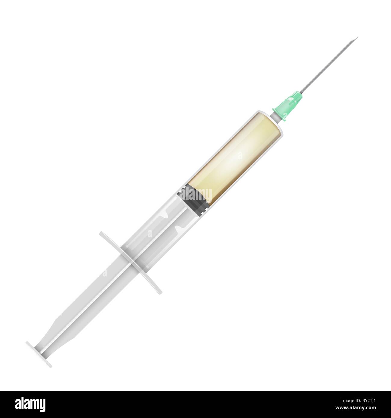 Vector Plastic Medical Syringe Stock Vector Image & Art - Alamy