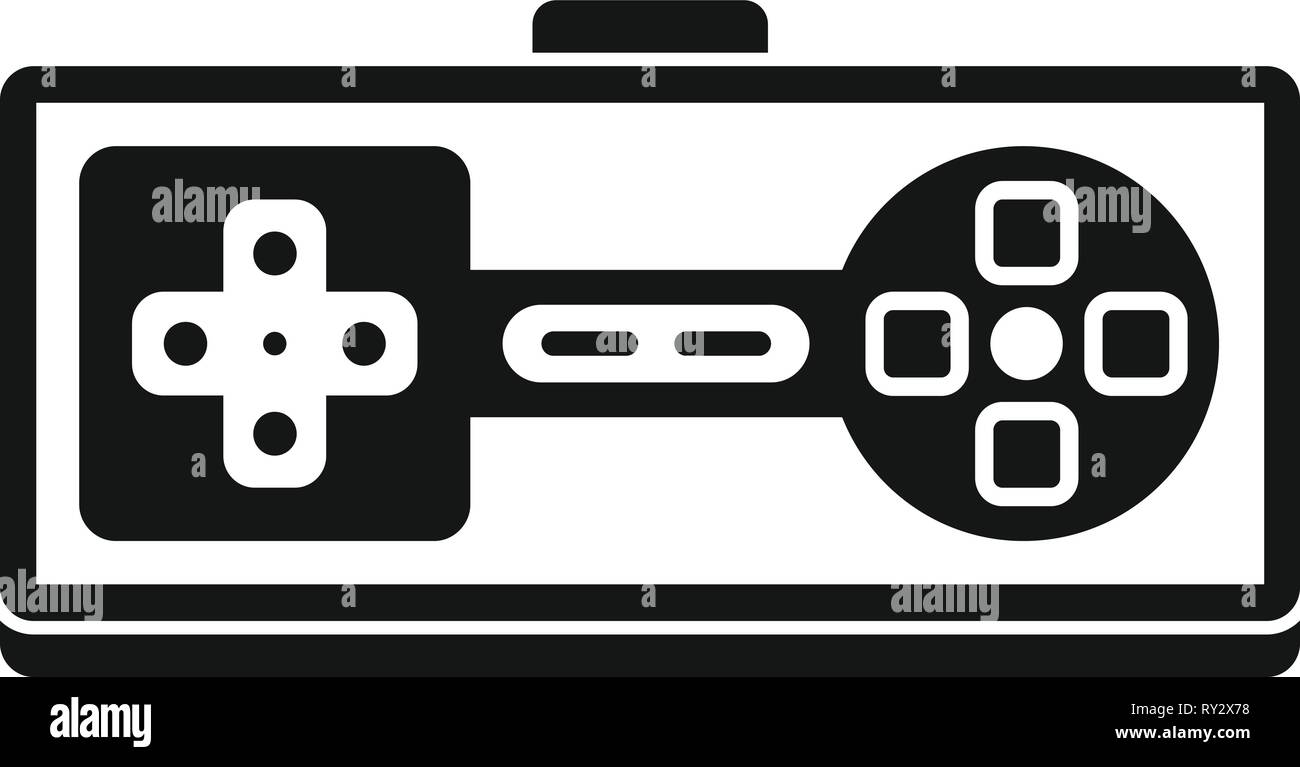 Game joystick icon. Simple illustration of game joystick vector icon ...