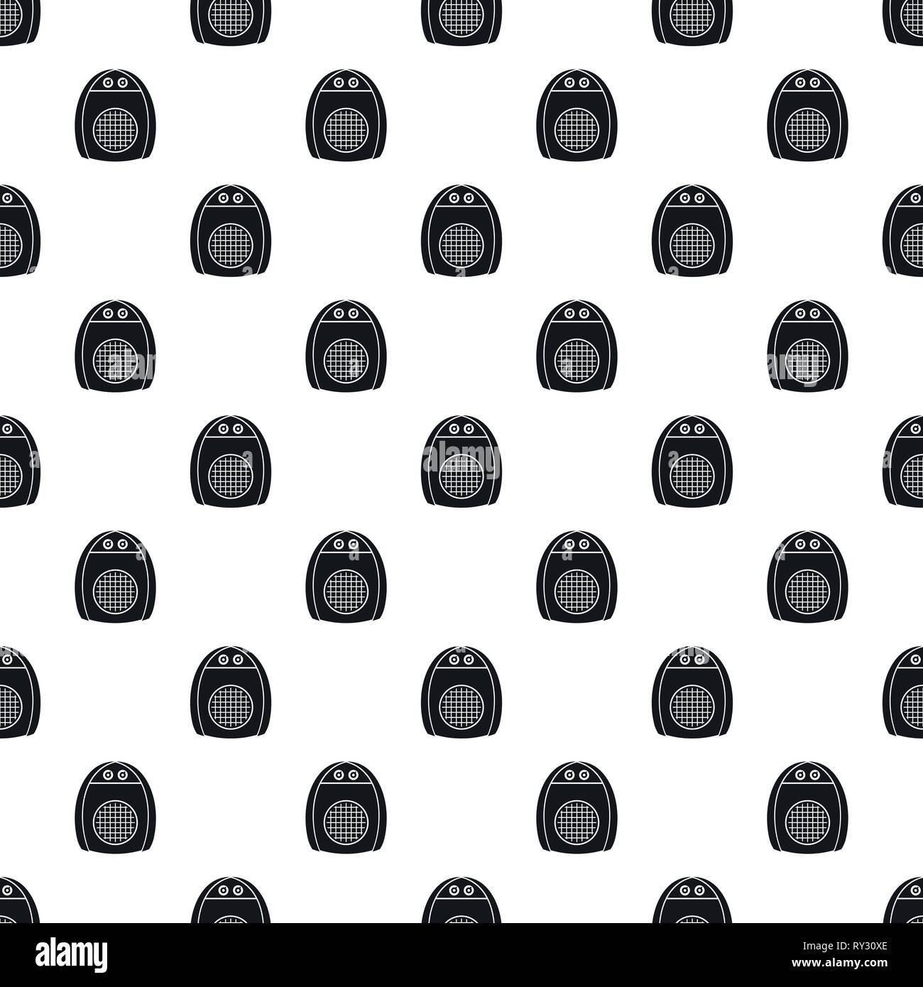 Home heater fan pattern seamless vector repeat geometric for any web design Stock Vector