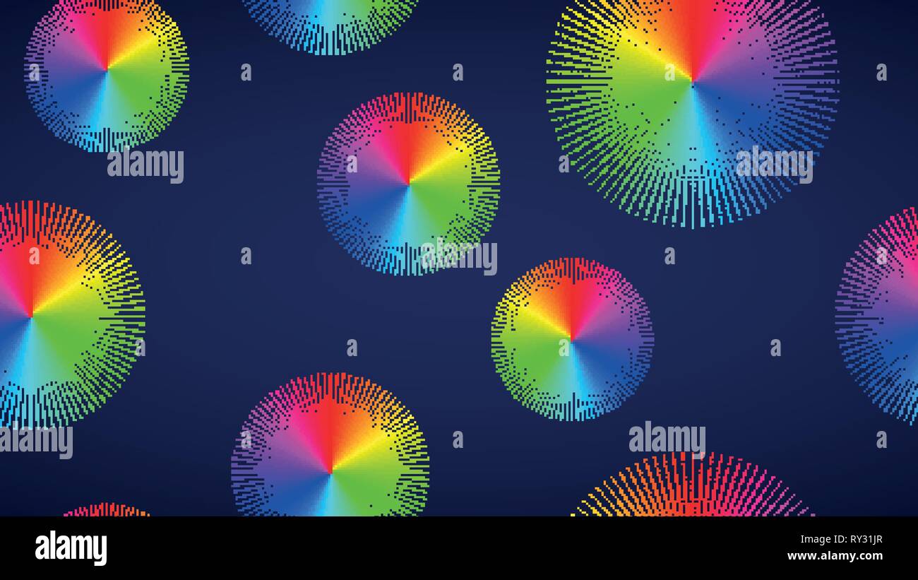 Neon Light Particles, Seamless Pattern Design. Seamless Holiday, Fabric ...