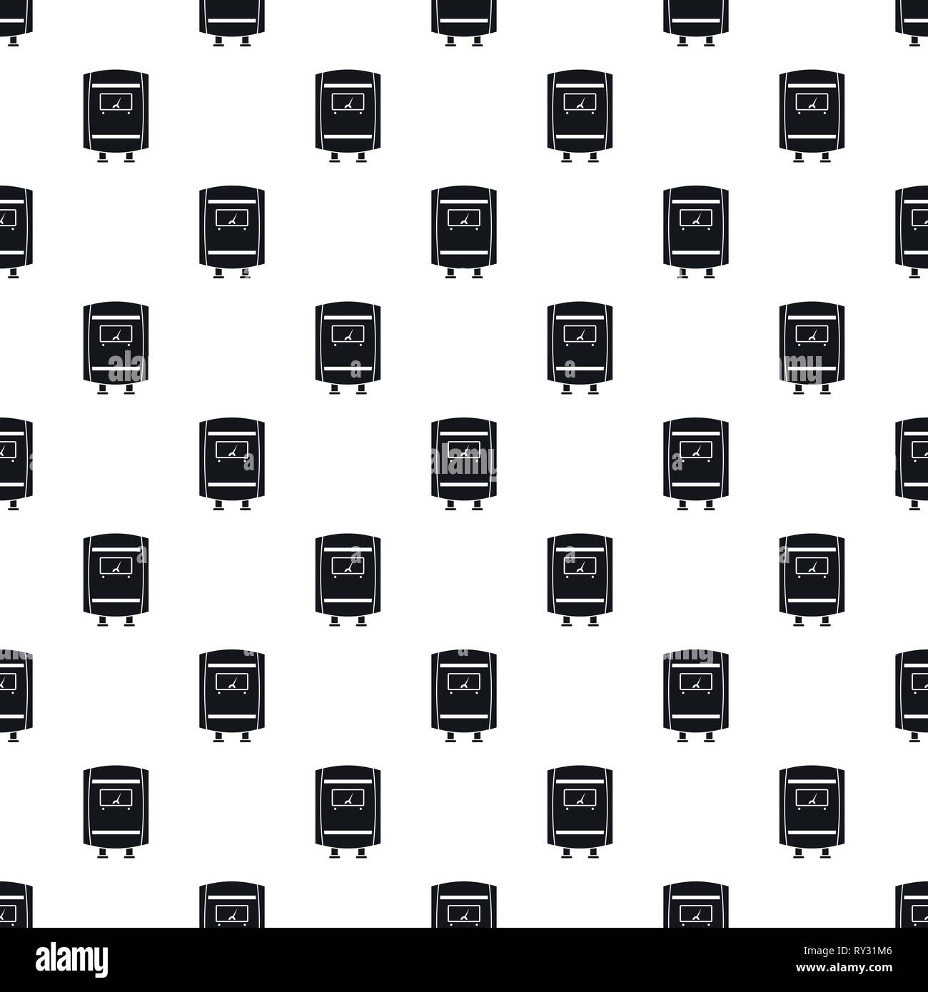Gas boiler pattern seamless vector repeat geometric for any web design Stock Vector