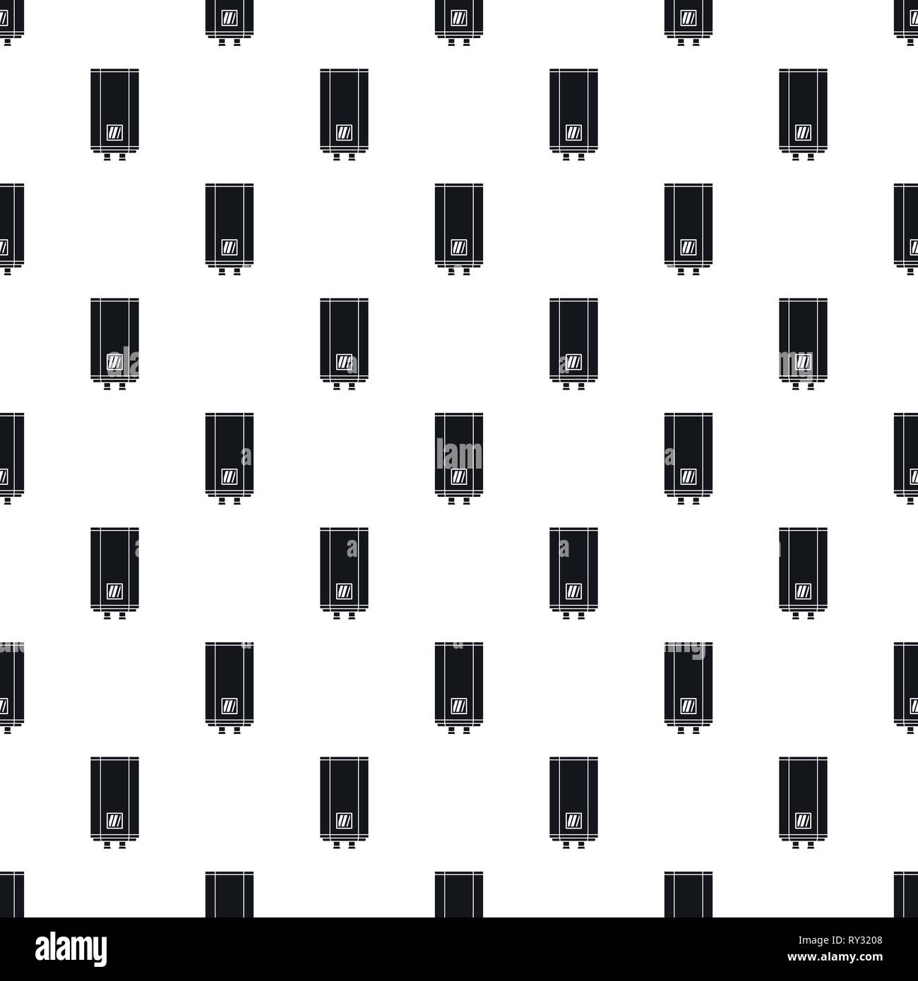 Natural gas boiler pattern seamless vector repeat geometric for any web design Stock Vector