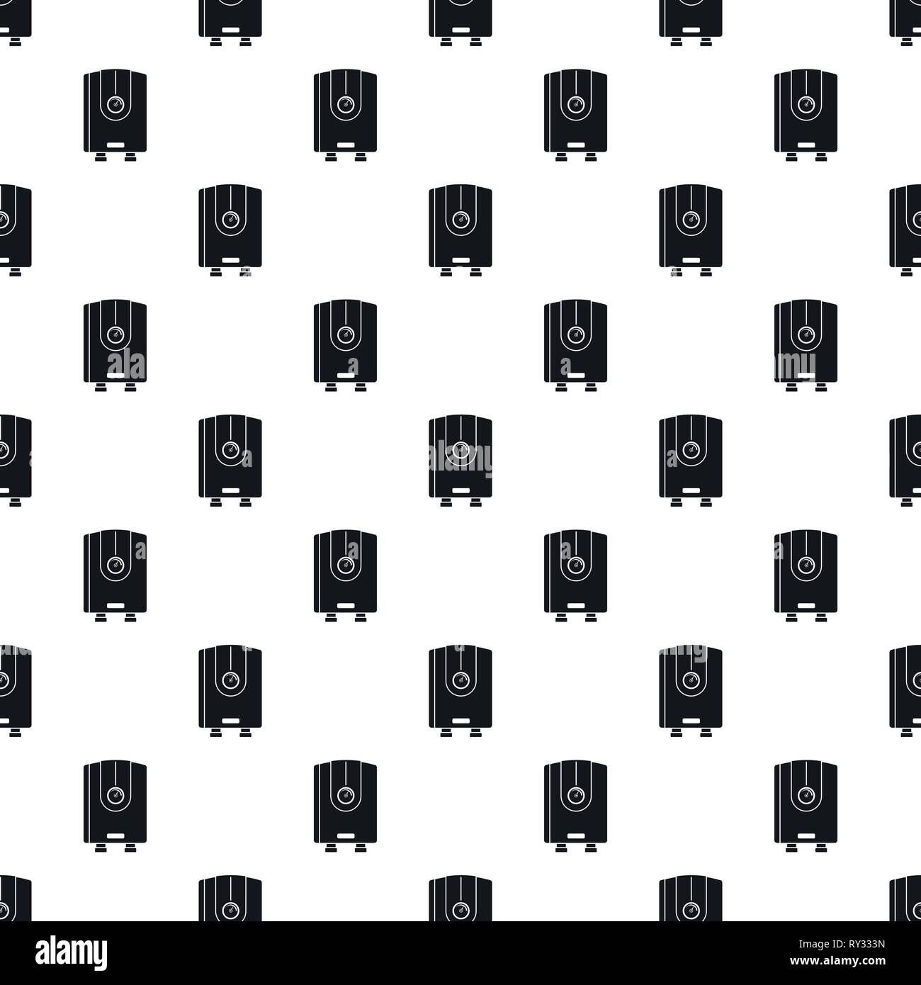 Water boiler pattern seamless vector repeat geometric for any web design Stock Vector