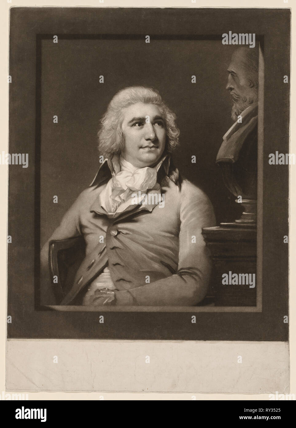 James Heath. John Raphael Smith (British, 1752-1812). Mezzotint Stock Photo