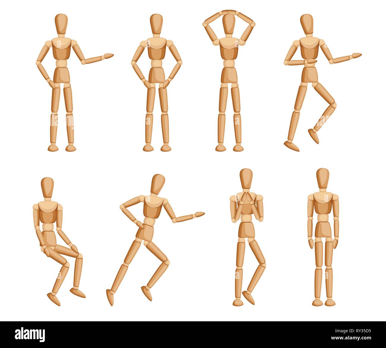 Mannequin poses hi-res stock photography and images - Alamy