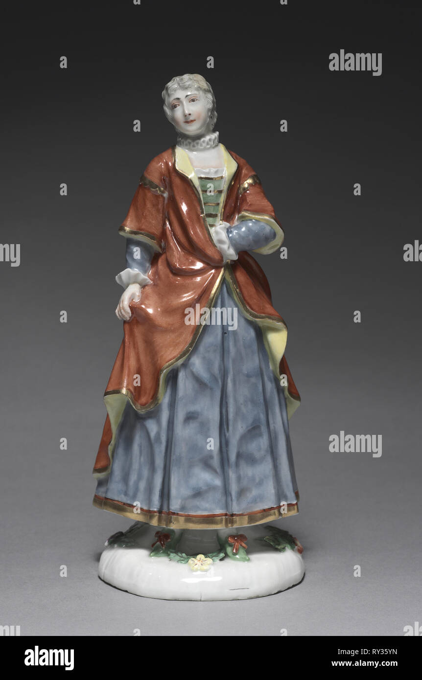 Italian Comedy Figure Isabella, c. 1753. Fürstenberg Porcelain Factory