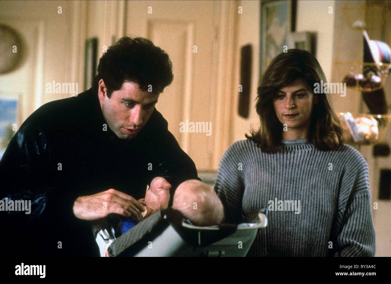 TRAVOLTA,ALLEY, LOOK WHO'S TALKING, 1989 Stock Photo