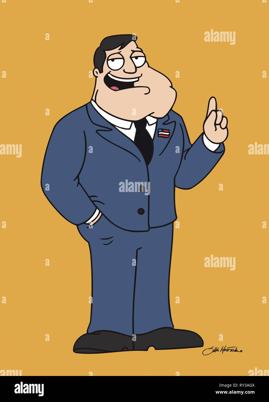 STAN SMITH, AMERICAN DAD!, 2005 Stock Photo - Alamy