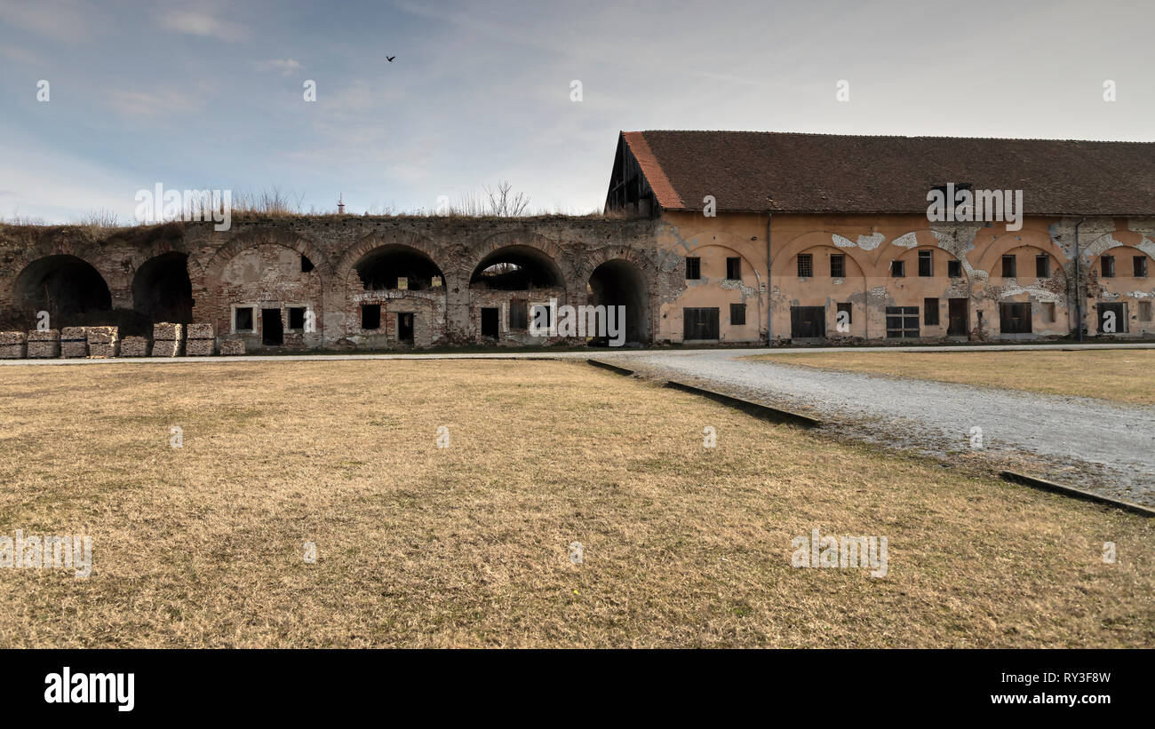 Croatia - The Fortress of Slavonski Brod (18th century) Stock Photo