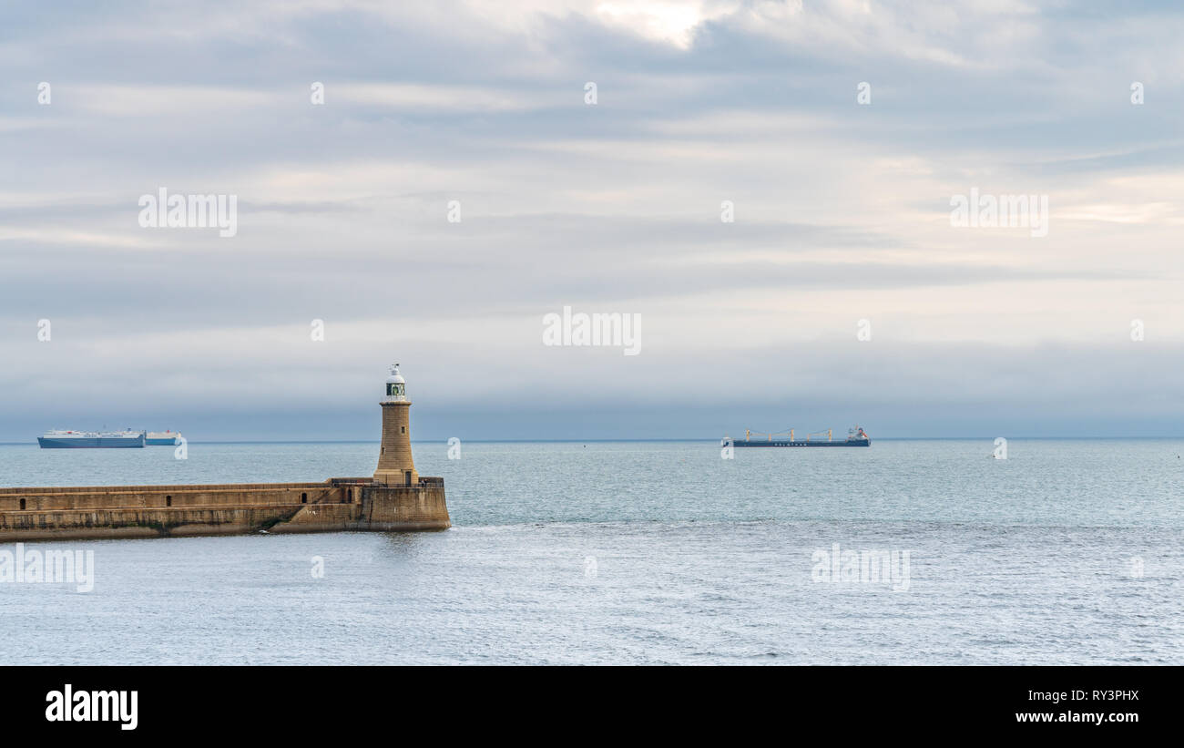 Tynemouth, Tyne and Wear, England, UK September 05, 2018 View at the