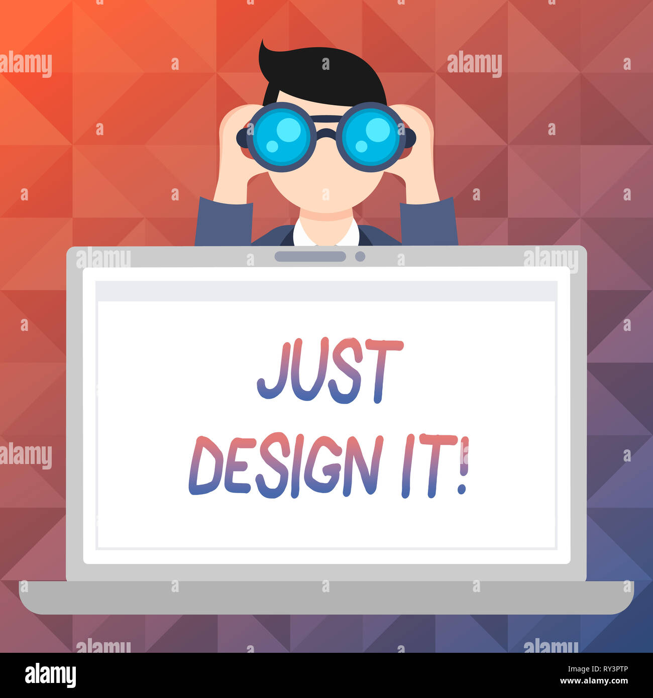 Word writing text Just Design It. Business photo showcasing Create New ...