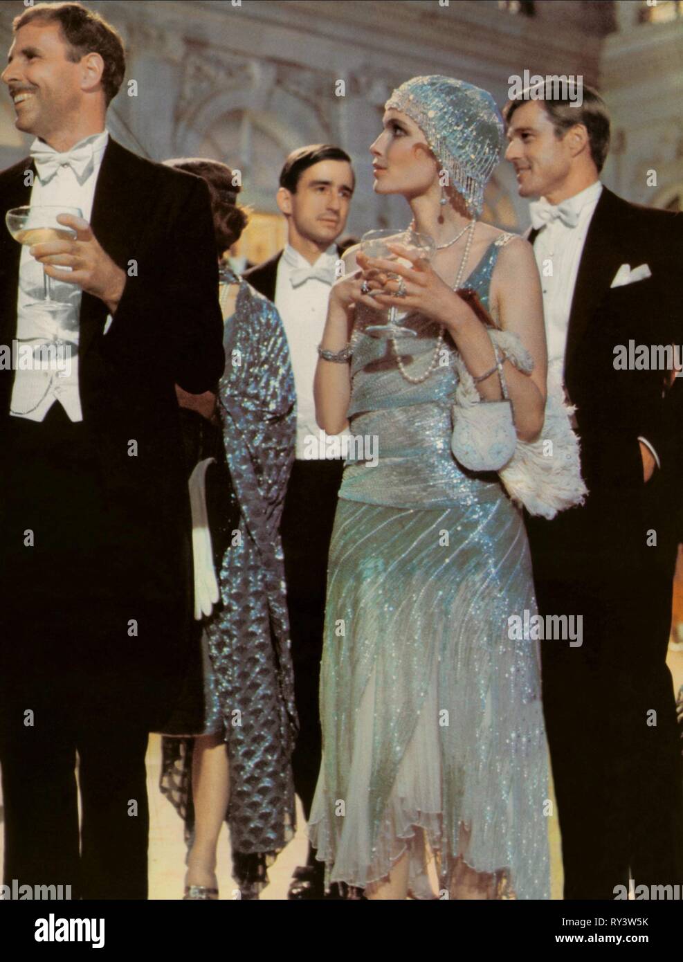 BRUCE DERN, MIA FARROW, ROBERT REDFORD, THE GREAT GATSBY, 1974 Stock Photo