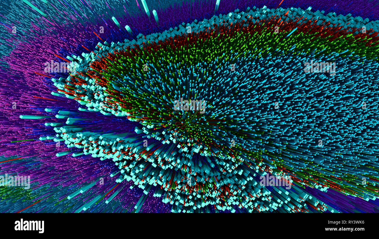 3d rendering. Abstract background and colors Stock Photo - Alamy