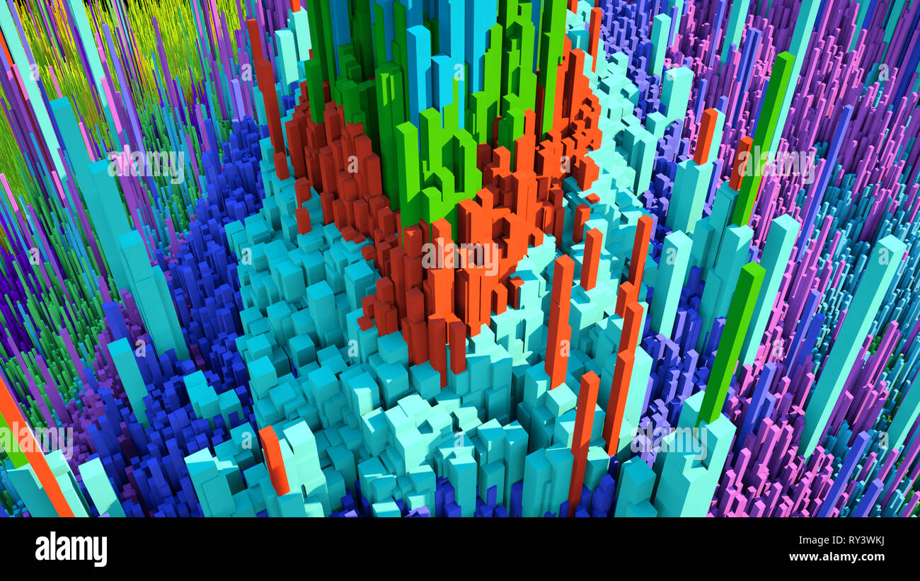 3d rendering. Abstract background and colors Stock Photo - Alamy