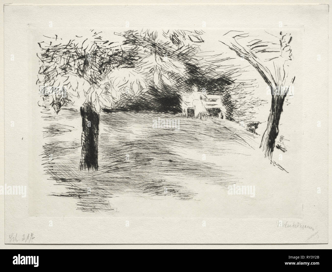 Garden In Wannsee Germany Max Liebermann German 1847 1935