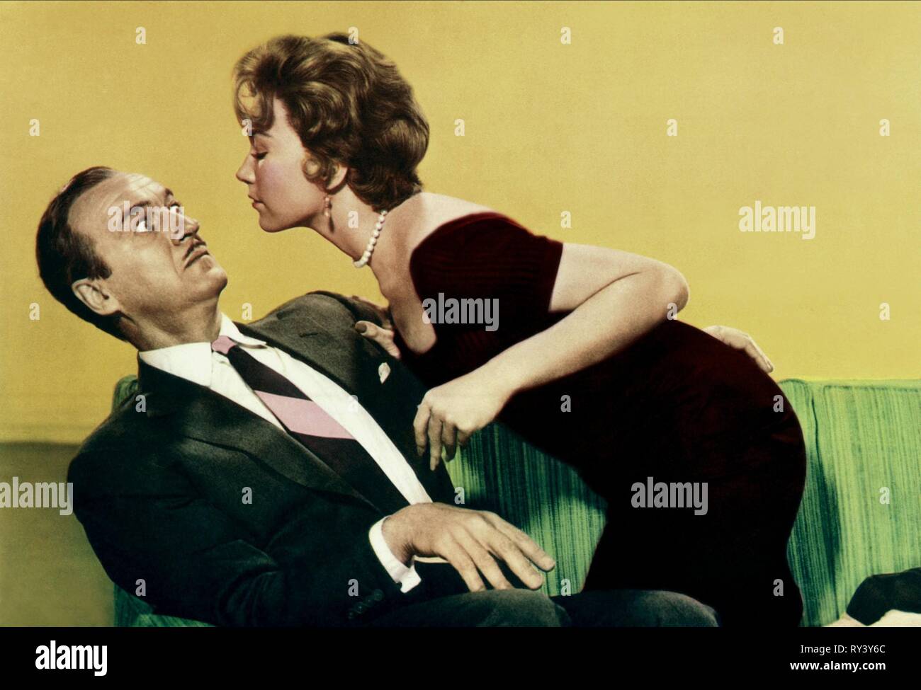 NIVEN,MACLAINE, ASK ANY GIRL, 1959 Stock Photo