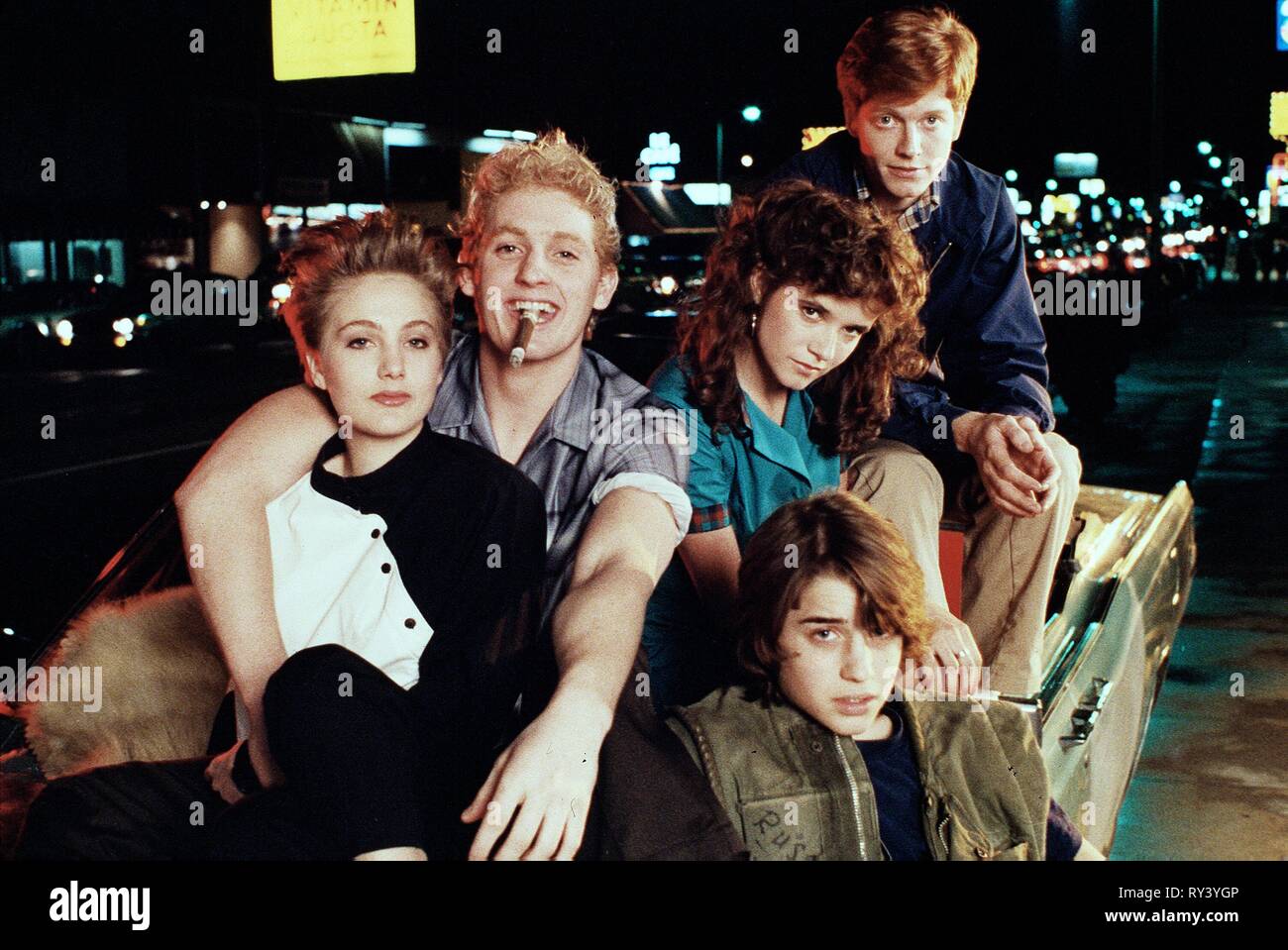 WRIGHT,PENN,THOMPSON,MITCHELL-SMITH,STOLTZ, THE WILD LIFE, 1984 Stock Photo