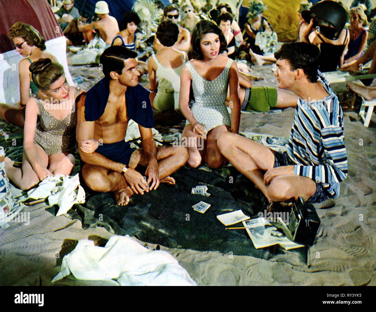 HART,HAMILTON,PRENTISS,HUTTON, WHERE THE BOYS ARE, 1960 Stock Photo