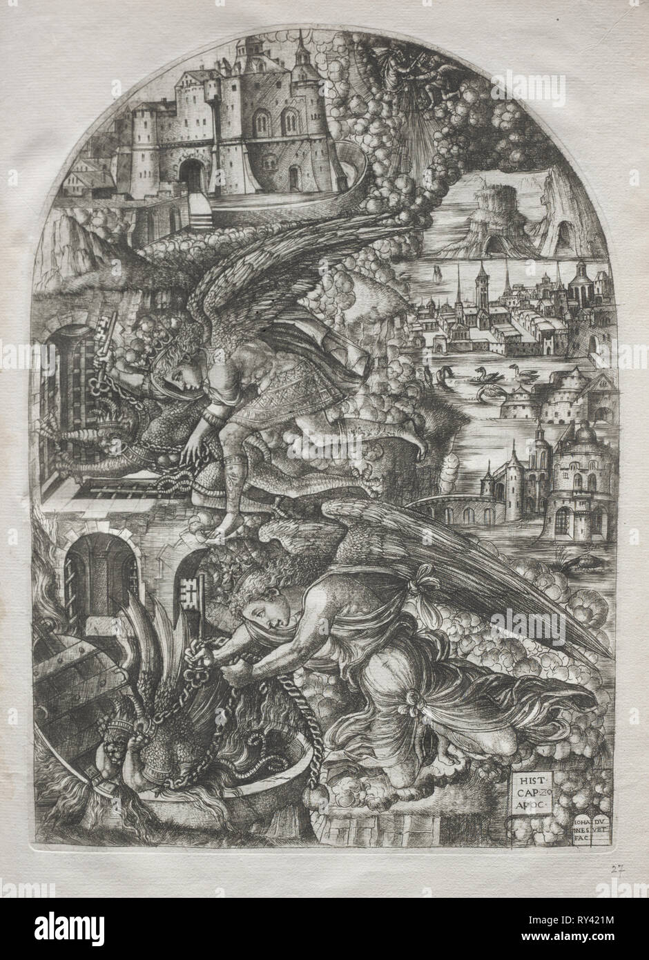 The Apocalypse Satan Bound for a Thousand Years, 15461555. Jean Duvet