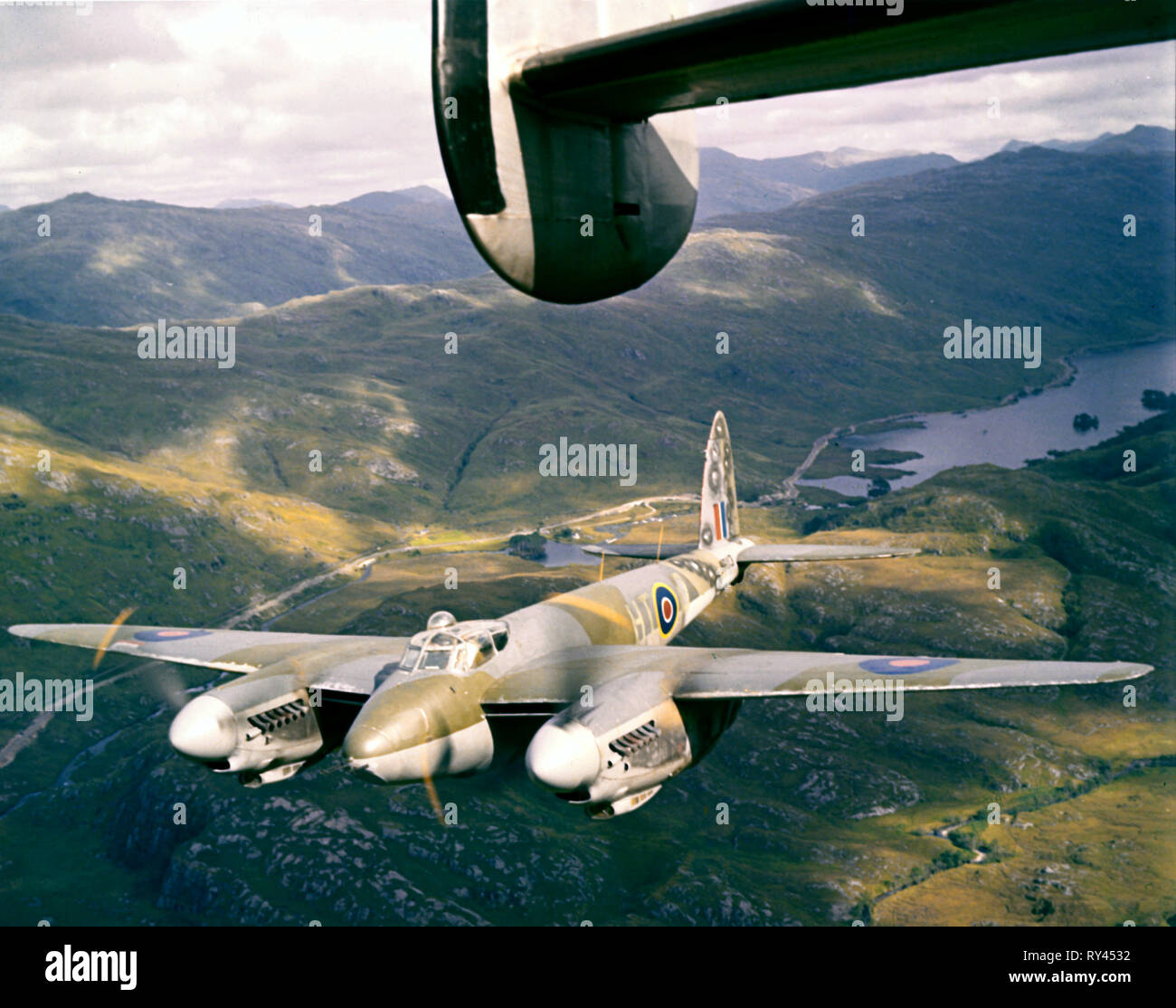RAF MOSQUITO BOMER PLANE, 633 SQUADRON, 1964 Stock Photo - Alamy