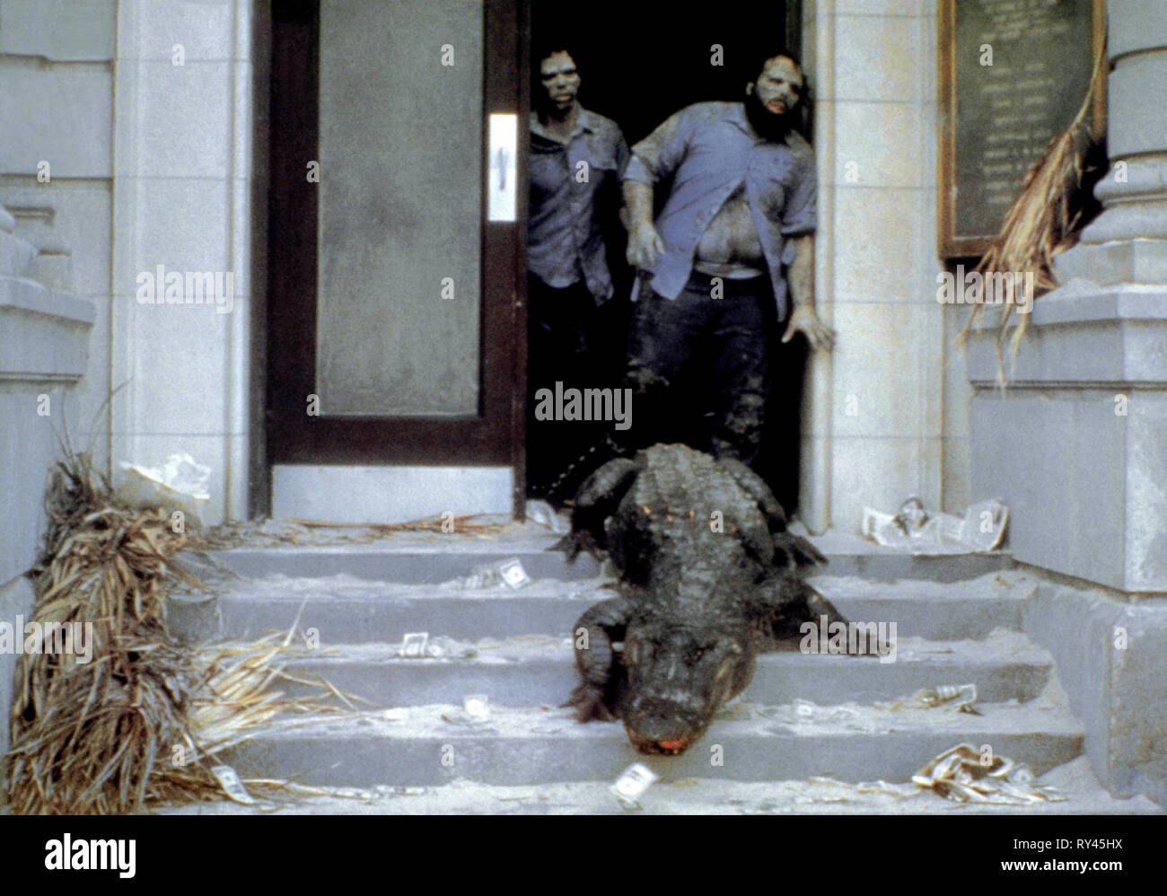 Alligator scene day of the dead 1985 stock photo alamy