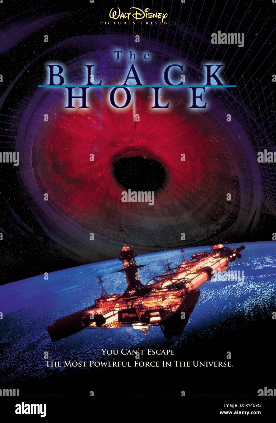 MOVIE POSTER, THE BLACK HOLE, 1979 Stock Photo