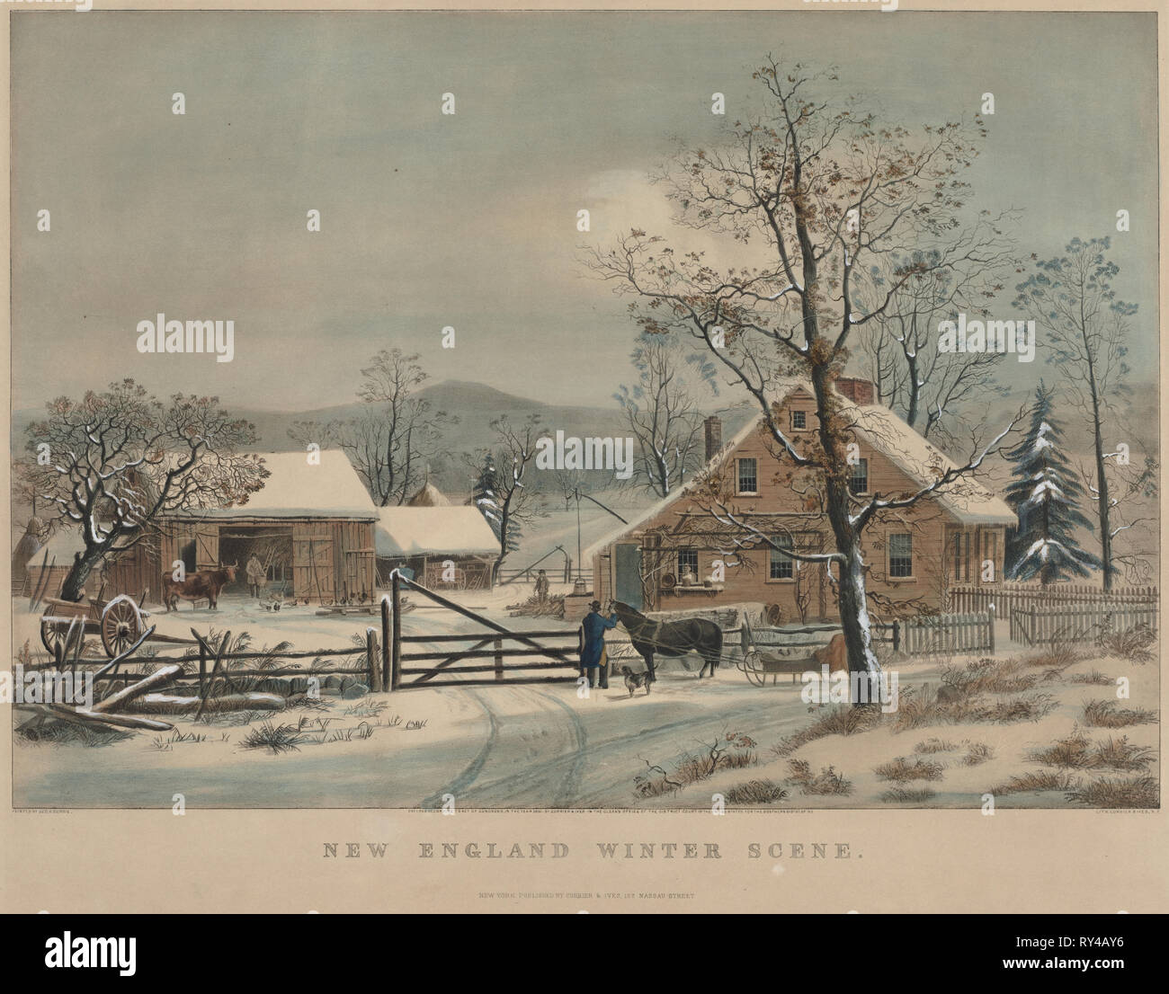 Winter scene currier hi-res stock photography and images - Alamy