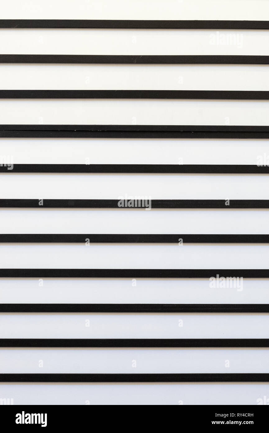 abstract modern pattern with black and white parallel stripes. empty space for design. Stock Photo