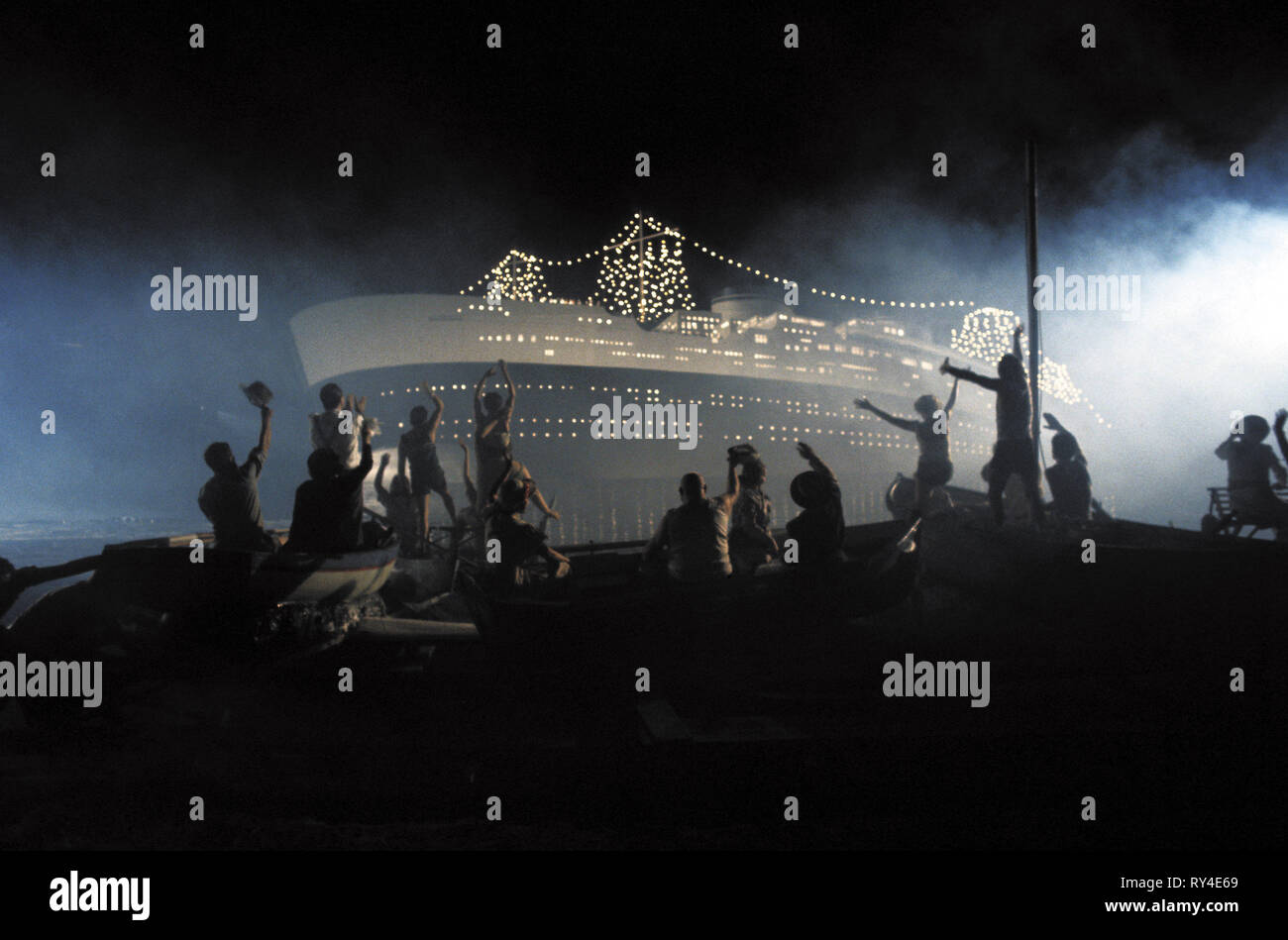 CRUSE SHIP SCENE, AMARCORD, 1973 Stock Photo