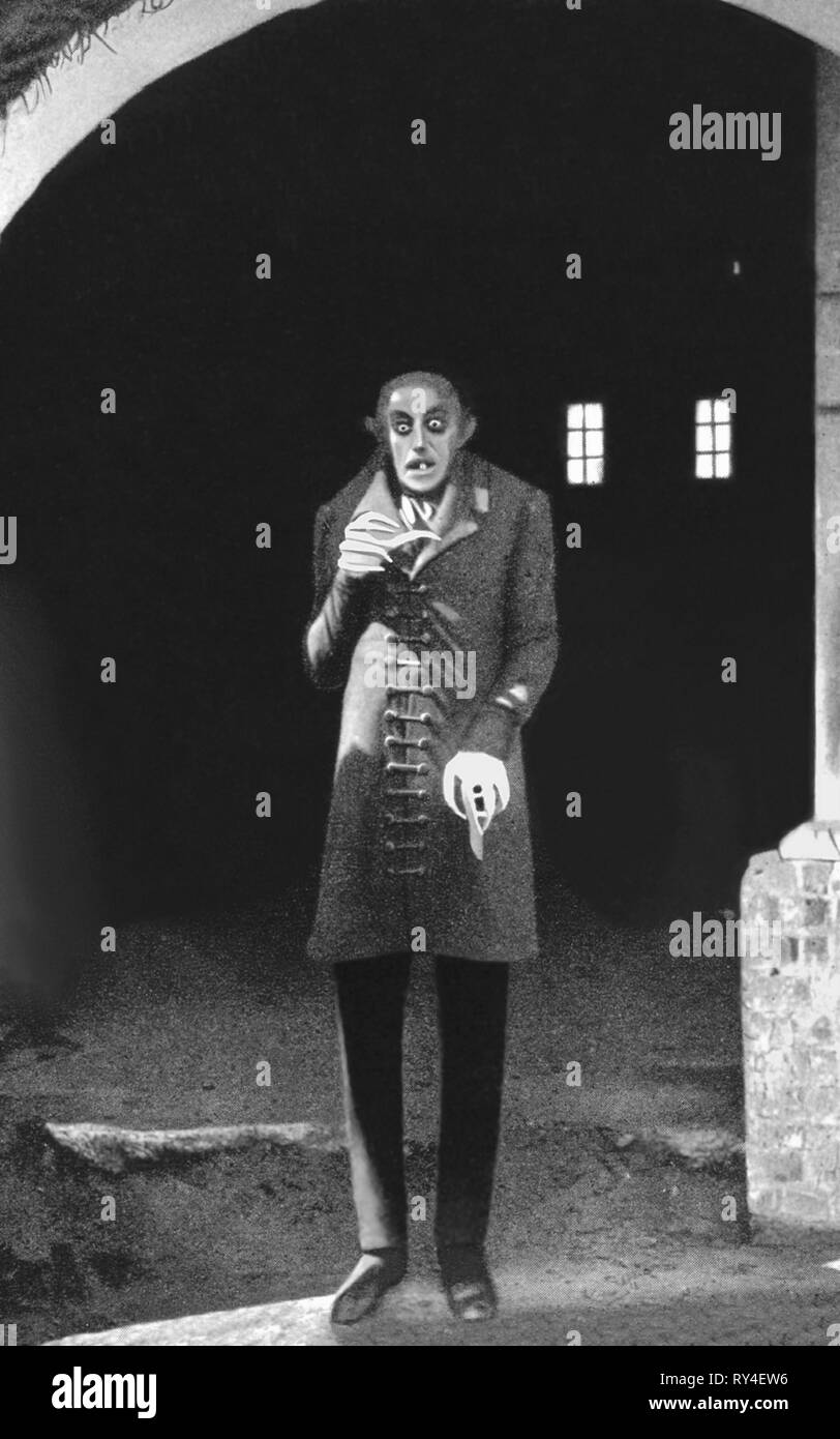 MAX SCHRECK, NOSFERATU  A SYMPHONY OF HORROR, 1922 Stock Photo